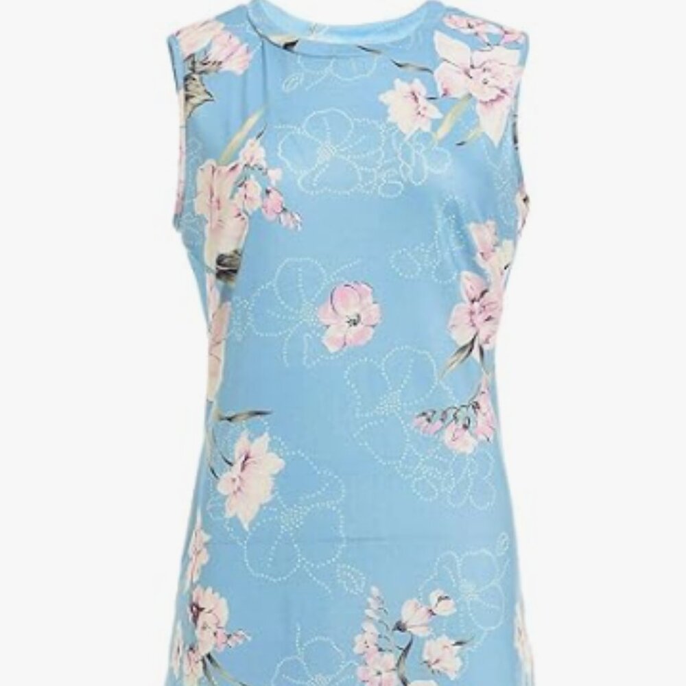 Sleeveless, sleeveless, sleeveless women's long, casual dress with po - Picture 3 of 7
